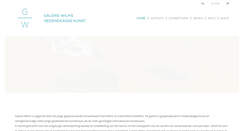 Desktop Screenshot of galeriewilms.nl